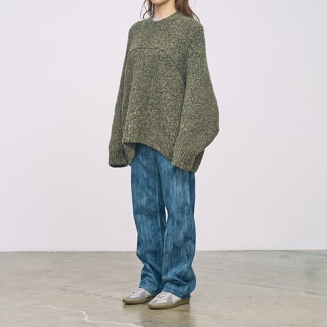 Christian Wijnants (クリスチャン・ワイナンツ) / Chunky Winter Sweater In Hairy Melange Yarn