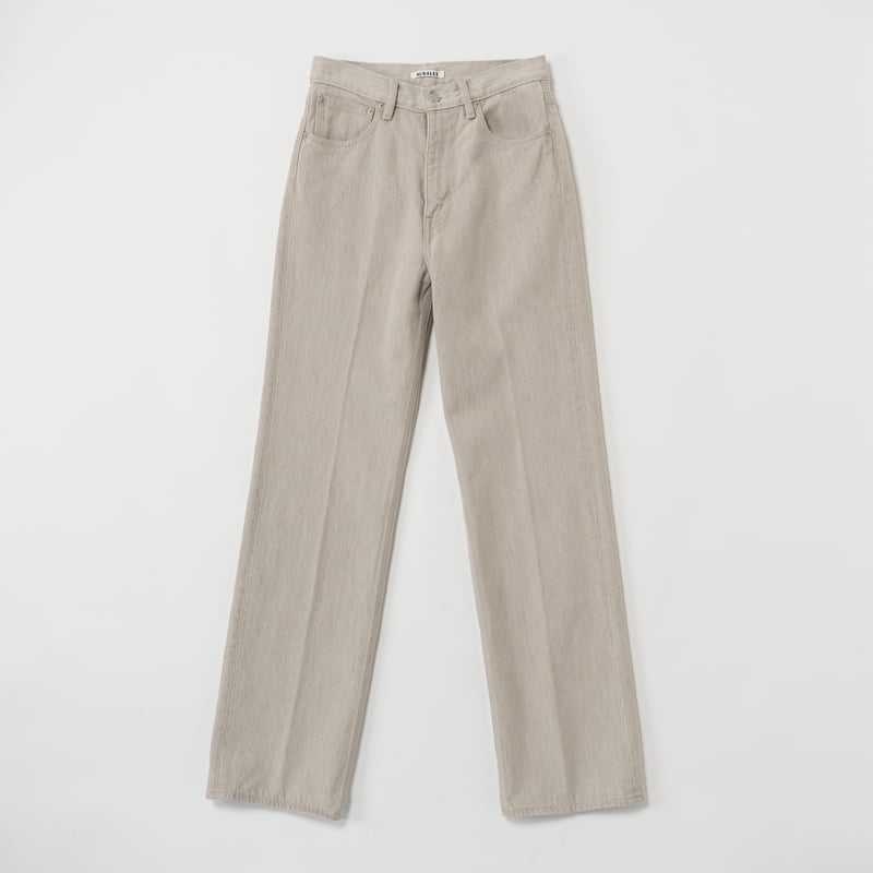 AURALEE (オーラリー) / Faded Hard Twist Brown Denim