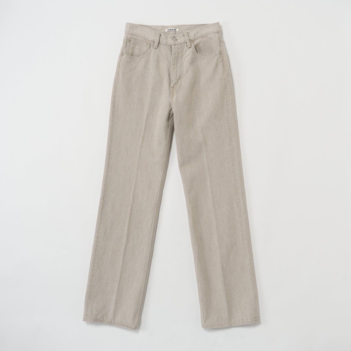 AURALEE (オーラリー) / Faded Hard Twist Brown Denim