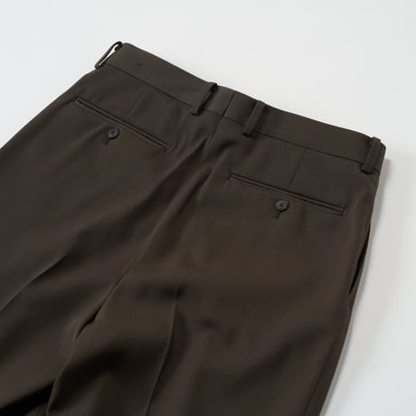AURALEE (オーラリー) / *Light Wool Max Gabardine Two-tuck Slacks