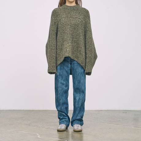 Christian Wijnants (クリスチャン・ワイナンツ) / Chunky Winter Sweater In Hairy Melange Yarn