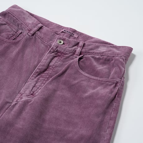 AURALEE (オーラリー) / Garment-Dyed Finx Corduroy 5P Wide Pants