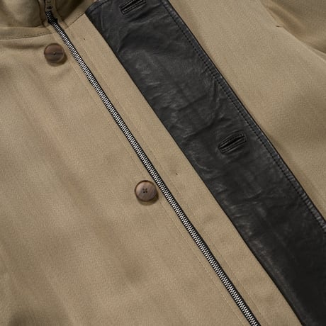 AURALEE (オーラリー) / Reversible Wool Twisted Twill / Sheep Leather Half Coat