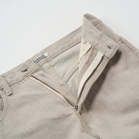 AURALEE (オーラリー) / Faded Hard Twist Brown Denim 5P Pants
