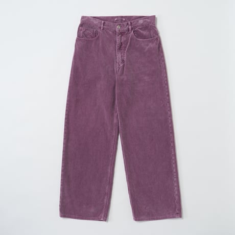 AURALEE (オーラリー) / Garment-Dyed Finx Corduroy 5P Wide Pants