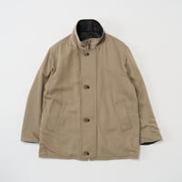 AURALEE (オーラリー) / Reversible Wool Twisted Twill / Sheep Leather Half Coat
