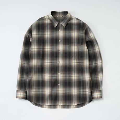 AURALEE (オーラリー) / Super Light Wool Check Shirt