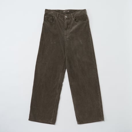 AURALEE (オーラリー) / Garment-Dyed Finx Corduroy 5P Wide Pants