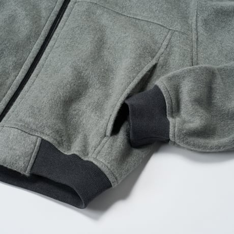 AURALEE (オーラリー) / Pure Silk Comfort Fleece Zip Blouson