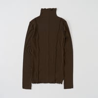 HAKUJI (ハクジ) / Shiny rib HN pullover