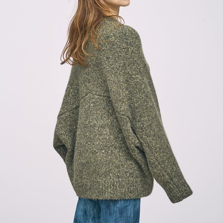 Christian Wijnants (クリスチャン・ワイナンツ) / Chunky Winter Sweater In Hairy Melange Yarn