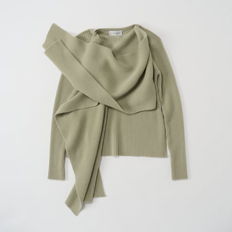 Christian Wijnants (クリスチャン・ワイナンツ) / Ribbed Sweater With Scarf