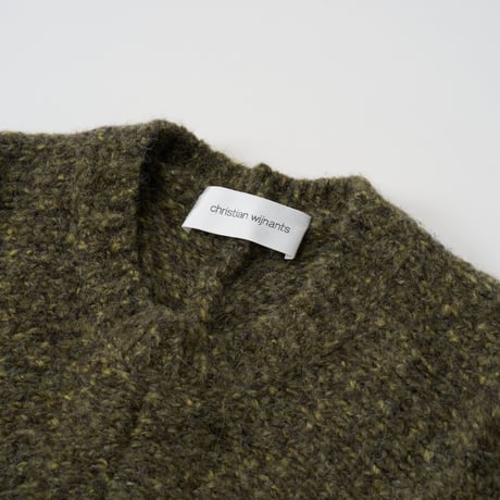 Christian Wijnants (クリスチャン・ワイナンツ) / Chunky Winter Sweater In Hairy Melange Yarn