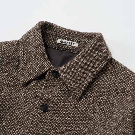 AURALEE (オーラリー) / Homespun Tweed Shirt Blouson