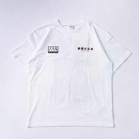 FROCLUB×祇園だるま S/S TEE WHITE