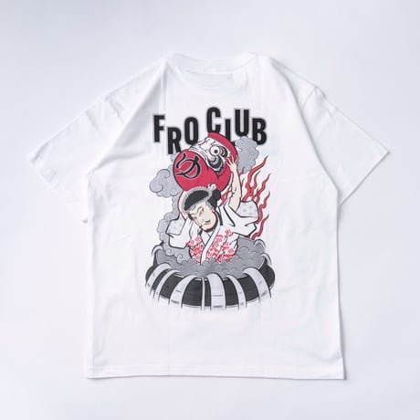 FROCLUB×祇園だるま S/S TEE WHITE