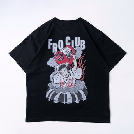 FROCLUB×祇園だるま S/S TEE BLACK