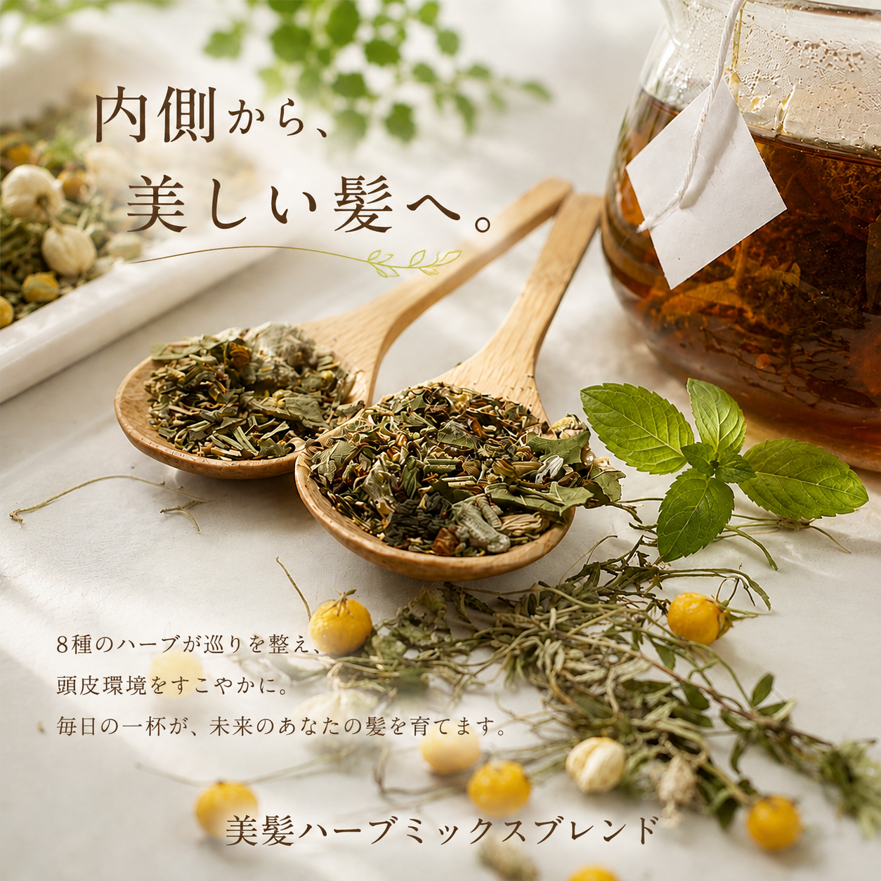 美髪ハーブミックスブレンド ハーブティー | Herb Tea AOZORA