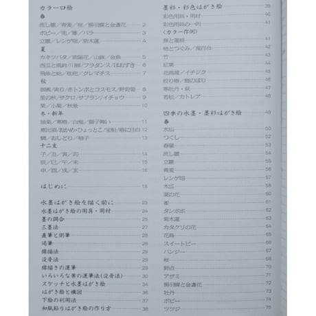 だれでもできる最新はがき絵教室 水墨・墨彩で描く 山下秀樹 誠文堂新光社