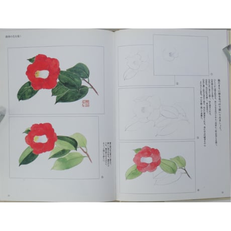 はがき絵 四季の草花 増渕澄子 日貿出版社