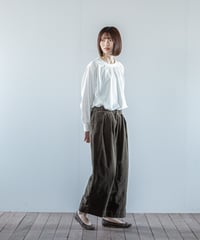 ATPOVA｜【 26WI43 】 コーデュロイ 2タックイージーPT(製品染)