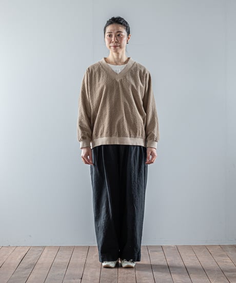 ATPOVA｜【 26WI41 】 コーデュロイ ラグランV (製品染)