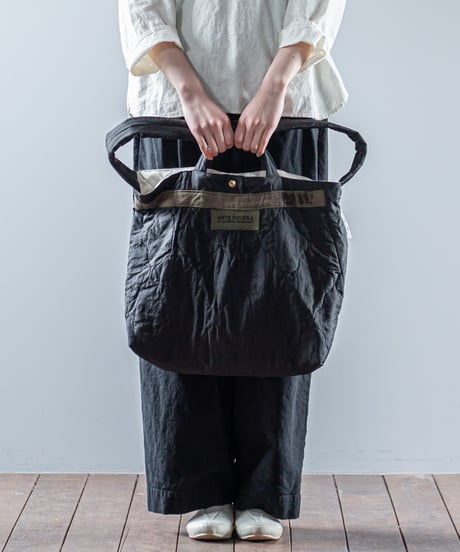 ARTE POVERA｜【 26WI64 】 チェコキルトパンツ(黒染) RE-トート＆ショルダーBAG