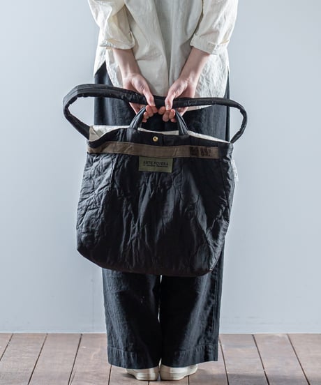 ARTE POVERA｜【 26WI64 】 チェコキルトパンツ(黒染) RE-トート＆ショルダーBAG