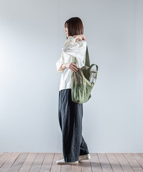 ARTE POVERA｜【 26WI56 】 イギリススモックパーカー&ルーマニアテントMIX RE-トート＆ショルダーBAG