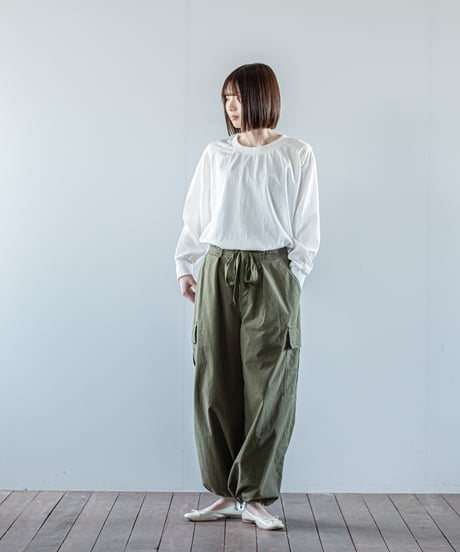 ATPOVA｜【 26WI61 】 コットン＆シルク カーゴPT