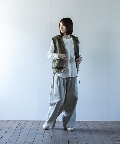 ARTE POVERA｜【 2025winter69 】 チェコキルトパンツ RE-アーミーMIXフードベスト