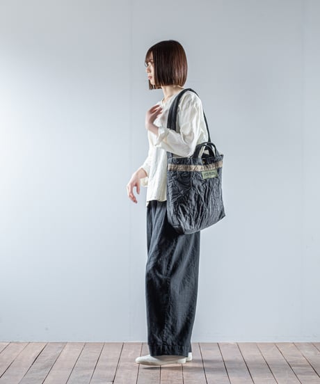 ARTE POVERA｜【 26WI64 】 チェコキルトパンツ(黒染) RE-トート＆ショルダーBAG