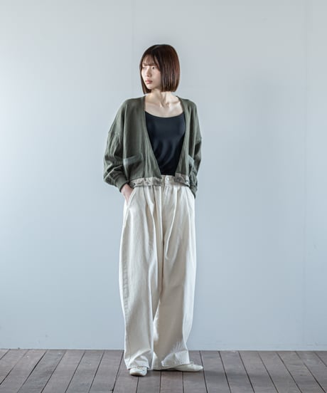 ARTE POVERA｜【 26WI62 】 スウェーデンウールアンダーパンツ RE-カーディガン