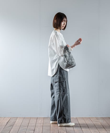 ATPOVA｜【 26WI37 】 縮絨ウールヘリンボーン トートBAG (S)