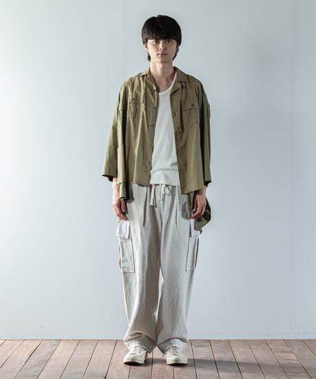 ARTE POVERA｜【 artea-reclothing602 】ユーロアーミー RE-ワイドシャツ