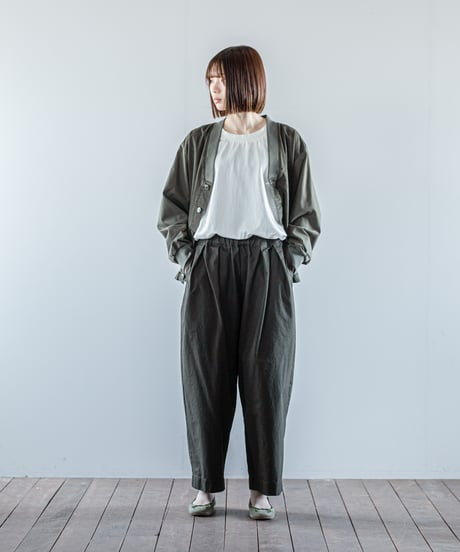 ATPOVA｜【 26WI60 】 コットン＆シルク 天竺MIXカーディガン