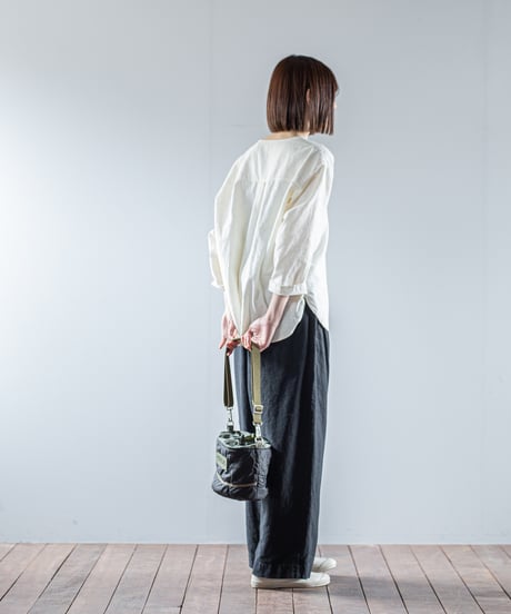 ARTE POVERA｜【 26WI65 】 チェコキルトパンツ(黒染) RE-巾着ショルダーBAG (S)