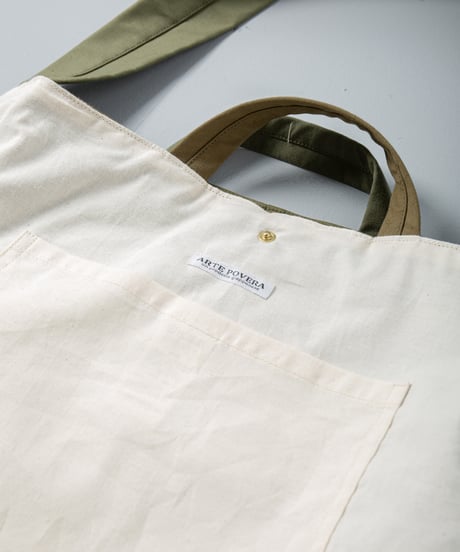 ARTE POVERA｜【 26WI56 】 イギリススモックパーカー&ルーマニアテントMIX RE-トート＆ショルダーBAG