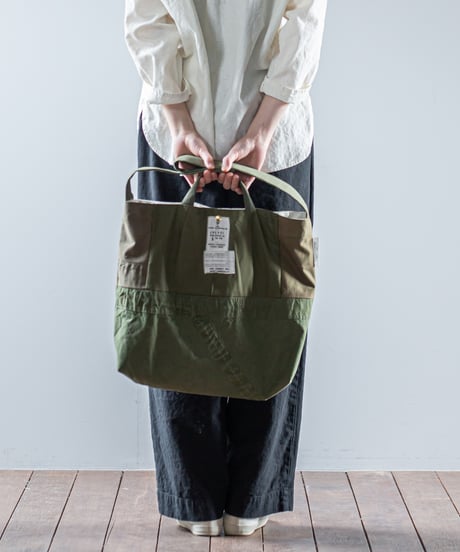 ARTE POVERA｜【 26WI56 】 イギリススモックパーカー&ルーマニアテントMIX RE-トート＆ショルダーBAG