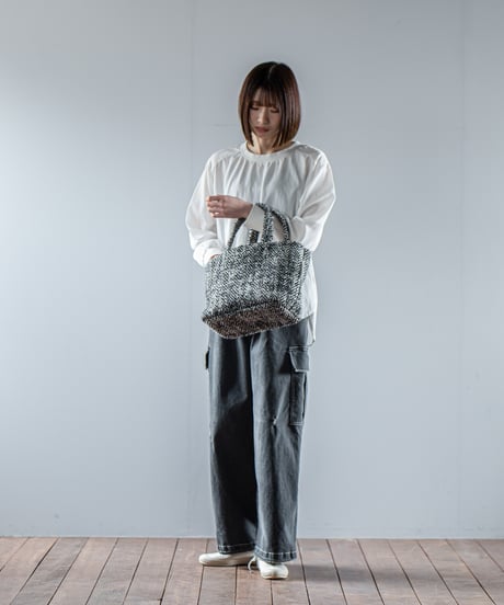 ATPOVA｜【 26WI38 】 縮絨ウールヘリンボーン トートBAG (M)