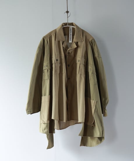ARTE POVERA｜【 artea-reclothing602 】ユーロアーミー RE-ワイドシャツ