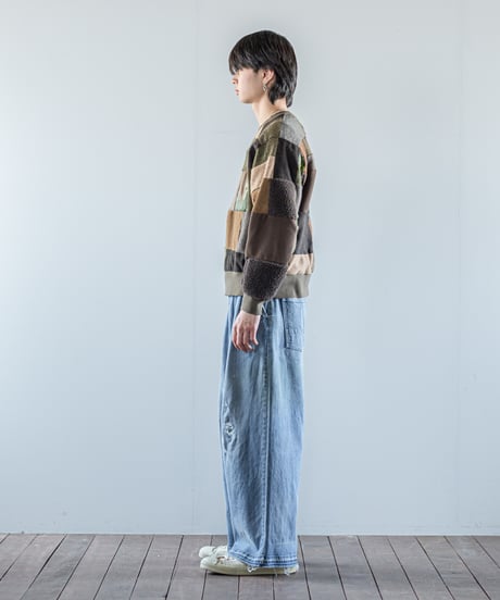 ARTE POVERA｜【 26WI63 】 ARMEE MIXファブリック RE-パッチワーククルースウェット