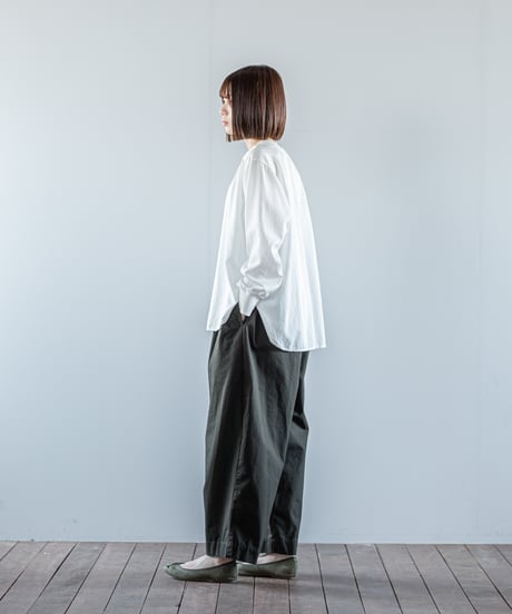 ATPOVA｜【 26WI59 】 コットン＆シルク 2タックイージーPT