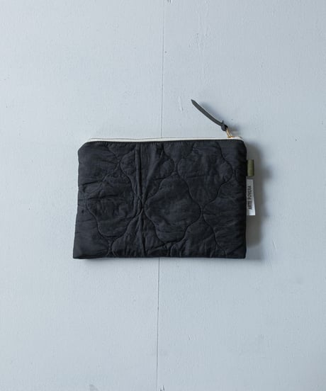 ★ARTE POVERA｜【 26WI72 】 チェコキルトパンツ（黒染め） RE-ポーチ（M）