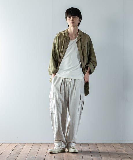 ARTE POVERA｜【 artea-reclothing602 】ユーロアーミー RE-ワイドシャツ