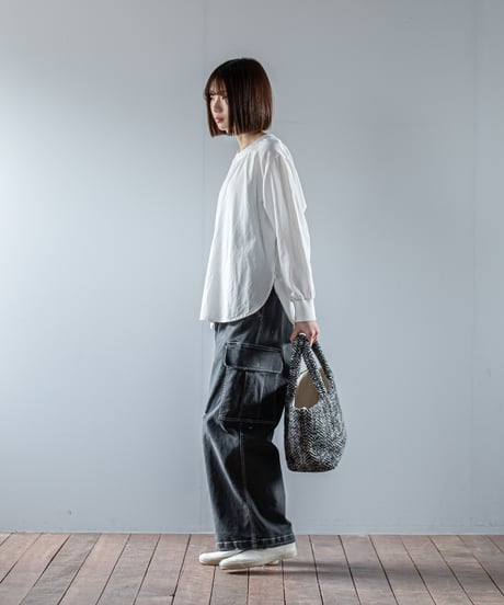 ATPOVA｜【 26WI38 】 縮絨ウールヘリンボーン トートBAG (M)