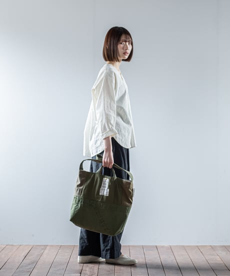 ARTE POVERA｜【 26WI56 】 イギリススモックパーカー&ルーマニアテントMIX RE-トート＆ショルダーBAG