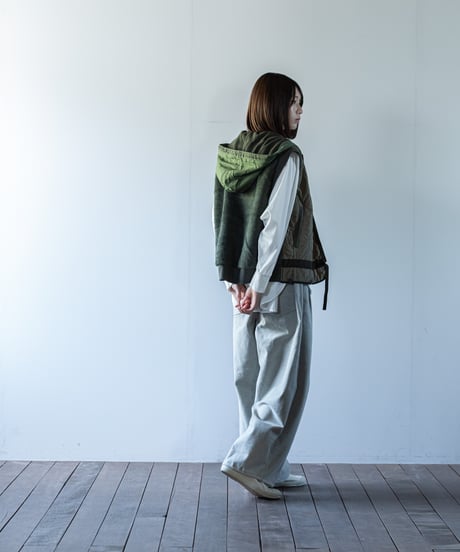 ARTE POVERA｜【 2025winter69 】 チェコキルトパンツ RE-アーミーMIXフードベスト