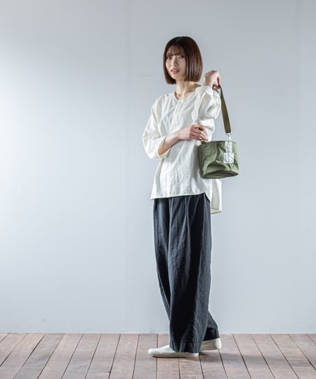 ARTE POVERA｜【 26WI57 】 イギリススモックパーカー RE-巾着ショルダーBAG (S)