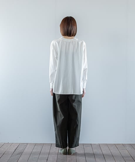 ATPOVA｜【 26WI59 】 コットン＆シルク 2タックイージーPT
